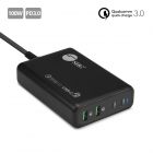 100W Dual USB-C PD 3.0 PPS & QC 3.0 Combo Power Charger