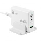 240W GaN PD 3.1 Charger - 3C1A - USB-C Power Adapter - Portable USB Type-C Charger - Maximum 240W output totally - C1 up to 140W - C2/C3 up to 100W - USB-A up to 30W
