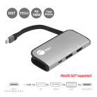 4K USB-C to DisplayPort/HDMI/VGA MST with PD 3.0