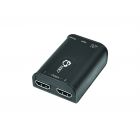 2-Port HDMI Splitter with Audio - USB Powered