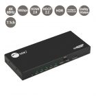 4 Port HDMI HDR Splitter with EDID and Downscaling - 4K@60Hz HDR Auto Video Scaling