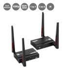 1 to 4 Full HD Wireless HDMI Extender with Loopout & IR Kit