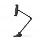 Full Motion Easy-Adjust Universal Tablet Mount - Black with Suction Cup Mount