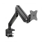 Single Monitor Heavy-Duty Premium Gas Spring Desk Mount - 17" to 43", VESA 75x75, 100x100, 200x200mm