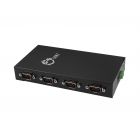 4-Port Industrial USB to RS-232 Serial with 15KV ESD