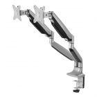 High Premium Aluminum Gas Spring Desk Mount - Dual Display