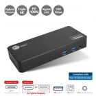 Universal Hybrid Triple 4K Video Docking Station with PD 3.0- Windows & Mac M1/M2/M3 Pro/Max Compatible