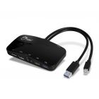 Mini-DP Video Dock with USB 3.0 LAN Hub - Black