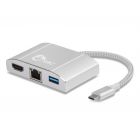 USB 3.1 Type-C LAN Hub with HDMI Adapter- 4K ready