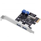 USB 3.0 4-Port (2-Ext plus19-pin header) PCIe Host Card