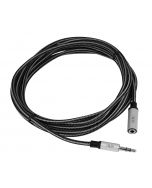 Woven Fabric Braided 3.5mm Stereo Aux Cable (M/F) - 3M