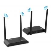 Full HD Wireless HDMI KVM Extender with Loopout, 1080p, up to 500ft (150m), HDMI Loop-out 4K60Hz