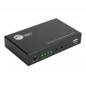 HDMI Over IP Encoder & Decoder Transceiver, TX/RX Mode Switching, Cascading, 1080p, One to One 600ft, One to Many,  Many to Many via VLAN, 2x RJ45,  TAA Compliant