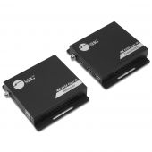 HDMI 4K30Hz KVM Over IP Extender - 120m(394ft) - Over IP KVM Extender - One to Many - HDMI Loop-out - Downscaler - Low-latency