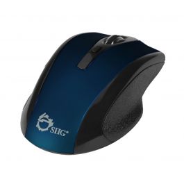 6-Button Ergonomic Wireless Optical Mouse - Blue 6-Button Ergonomic Wireless Optical Mouse - Blue
