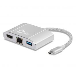 SIIG Accessory JU-H30112-S1 SuperSpeed USB 3.0 LAN Hub Red Type-C Ready Electronic Consumer Electronics