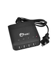 6.2A USB Power Adapter – 4-Port (Black)