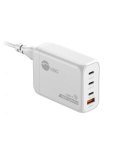 100W GaN PD Combo Power Charger - 3C1A - White