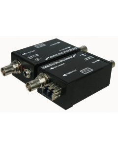 HD/SD-SDI over Multimode LC-type Fiber Optic Extender with Loop-out