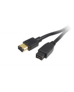 FireWire 800 9-pin to 6-pin Cable - 2M Connectors