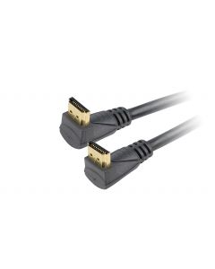 90 Degree to 90 Degree HDMI Cable - 2M_90 Degree Connector