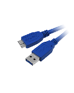 USB 3.0 Type A (M) to Micro-B - 1M Connectors