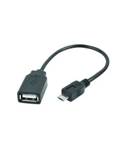 6in Micro-B USB Male to USB Female OTG Host Adapter Cable