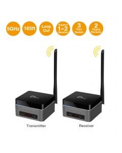 Full HD Multi-Channel Expandable Wireless HDMI Gateway Extender Kit – Mid Range