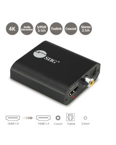 4K HDMI with Audio Extractor Converter