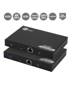 4K 60Hz HDR HDMI KVM Over Cat6 Extender with S/PDIF & Touch Screen Support