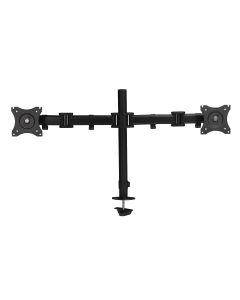 Dual Monitor Articulating Desk Mount with grommet mount