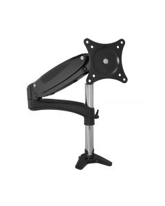 Full-Motion Easy Access Single Monitor Desk Mount - Black