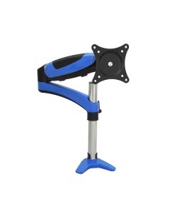 Full-Motion Easy Access Single Monitor Desk Mount - Blue