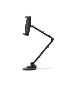 Full Motion Easy-Adjust Universal Tablet Mount - Black with Suction Cup Mount