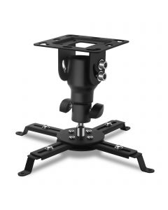 Universal Projector Ceiling Mount - Black