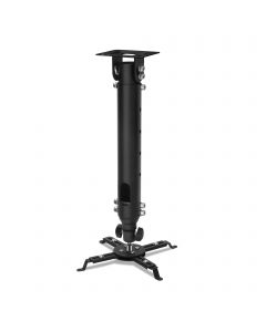 Universal Height Adjustable Projector Ceiling Mount - Black