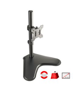 Height Adjustable Single Monitor Desk Stand for 13" to 32", max load 17.6 Ibs, easy height adjustment