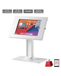 Security Lockable Countertop Kiosk Stand Holder for iPad