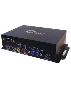 VGA & RS-232 & Audio CAT5 Extender with RGB Delay Control Transmitter front view