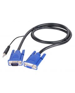 6ft M-F VGA Cable with Audio Product