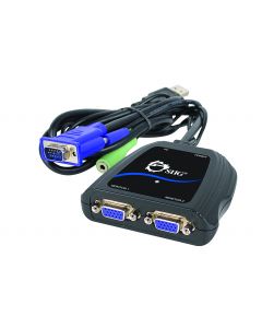 1x2 Compact VGA & Audio Splitter Connectors