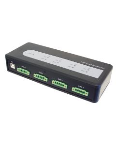 4-Port Industrial USB to 422/485 Serial Adapter with 3KV Isolation 