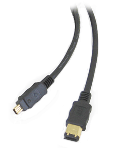 FireWire 6-pin to 4-pin Cable - 3M