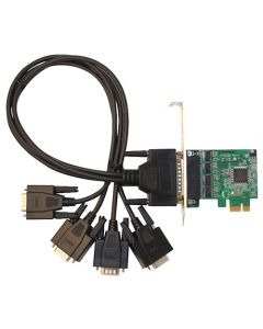 DP 4-Port Industrial RS-232 PCI Express Adapter Card