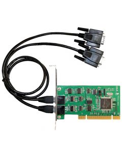 DP 2-Port Industrial 232/422/485 Universal PCI Adapter Card with 3KV Isolation