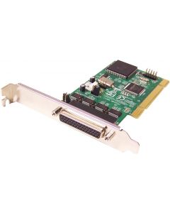 DP 4-Port Industrial RS-232 Universal PCI Adapter Card with Power Side View