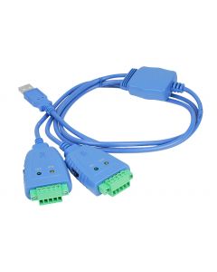 2-Port Industrial USB to RS-422/485 Serial Adapter Cable with 3KV Isolation Protection