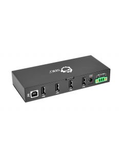 4-Port Industrial Grade USB Hub_Back View