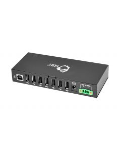 7-Port Industrial Grade USB Hub_Back View