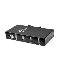 4-port Industrial USB 2.0 Hub with 15KV ESD Protection